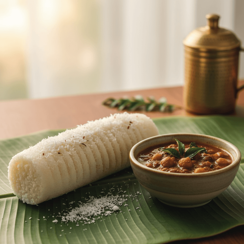 Puttu with Kadala
